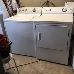 Washer And Electric Dryer GE