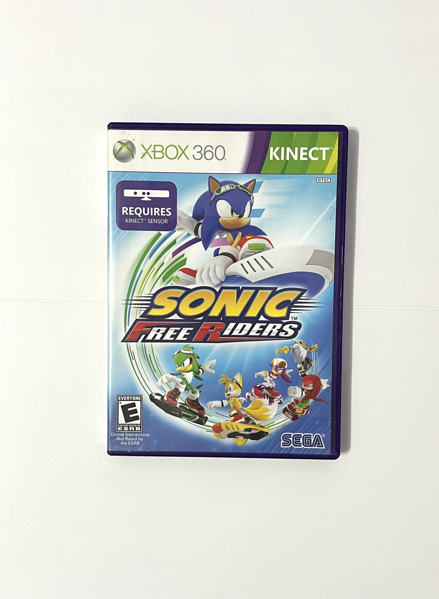 Sonic Free Riders Kinect (Microsoft Xbox 360, 2010) - Complete & Tested  