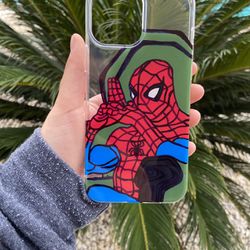 Spider Man Soft Silicone Phone Case for iPhone 11 | 11 Pro | 11 Pro Max | iPhone 12 | 12 Pro | iPhone 13 Pro | 13 Pro Max.