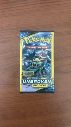 SEALED unbroken bonds sun & moon era mini booster pack