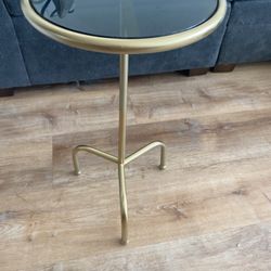 Gold Accent Side Round Table