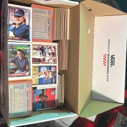 Box Of 1(contact info removed) Baseball Cards 
