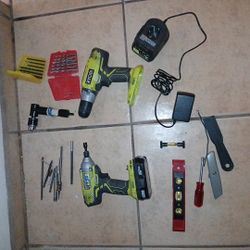 Ryobi Drills With Charger And Battery 