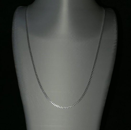 Dainty 1.8mm Miami Cuban Link Chain - 20 Inch Sterling Silver Necklace