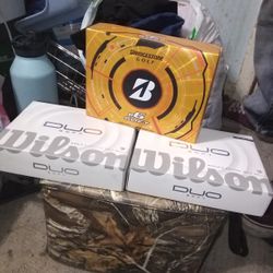 Wilson Golf balls (Duo Soft) Bridgestone (e6 Soft)