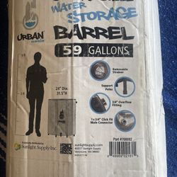 Collapsible Water Storage Barrel