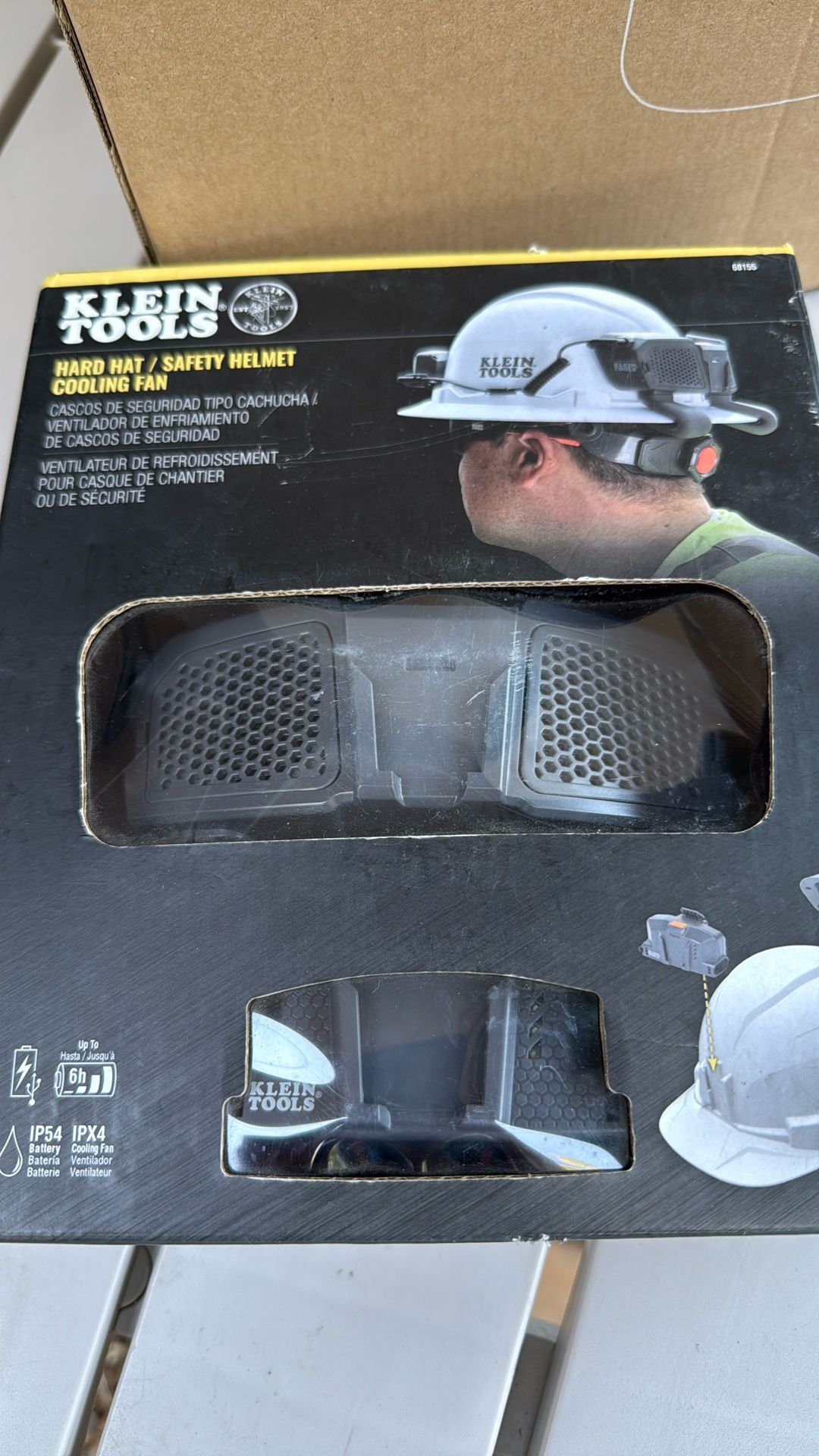 Klein Tools 60155 Portable Cooling Fan for Hard Hats and Safety