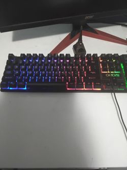 Black gaming  keyboard