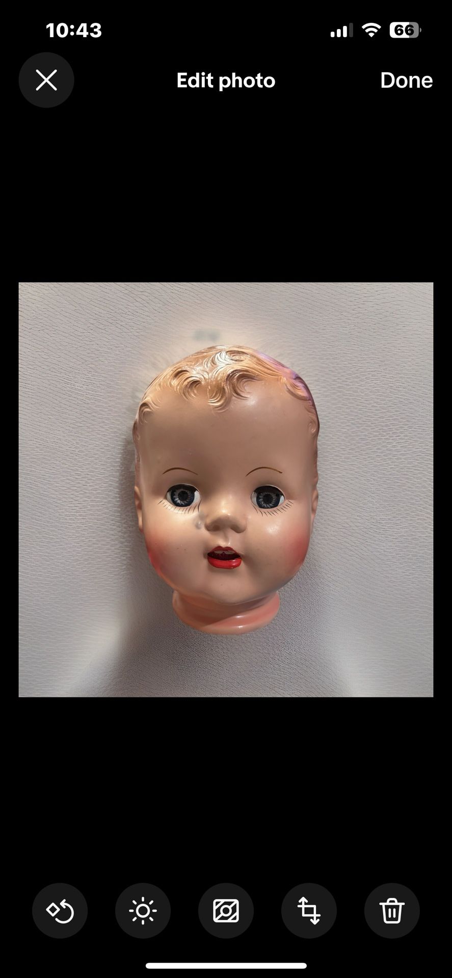 Baby doll Head 1930s
