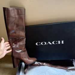 Coach Leather Boots Women 