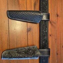 Handmade Western Style Belt And Holsters 