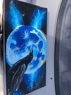 Raven painting