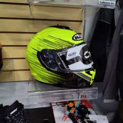 HJC High Visibility Motorcycle Helmet Brand New Size Large Special Deal $179 Brand New In A Box