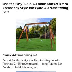 A-Frame Swing Brackets — Eastern Jungle Gym (new!)