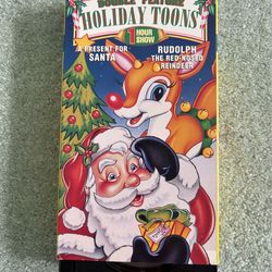 Double feature: holiday tunes: Rudolph, the red nose, reindeer, 1948 and a present for Santa 1947 (VHS)