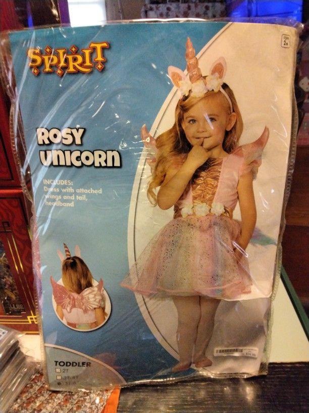 Halloween Rosy Unicorn Costume
