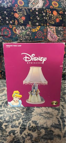 Vintage Disney Princess Table Lamp *Snowwhite,Cinderella,Aurora*