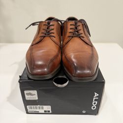 ALDO Men’s  Brown Leather Dress Shoes 