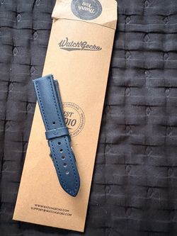 Watch strap blue
