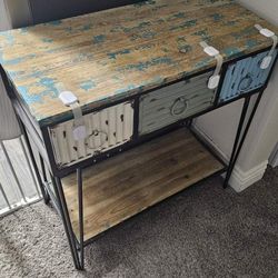 3 Drawer Console Table