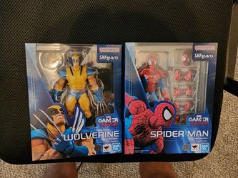 SH FIGUARTS WOLVERINE & SPIDERMAN MARVEL VS CAPCOM