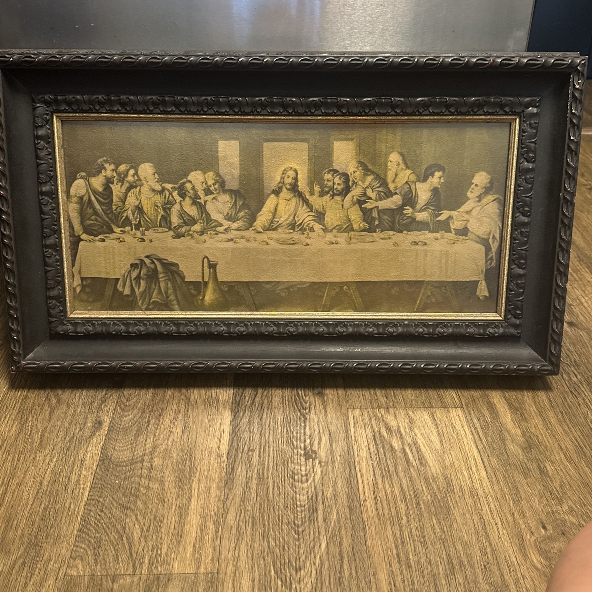 The last supper large print super nice frame with Vanguard