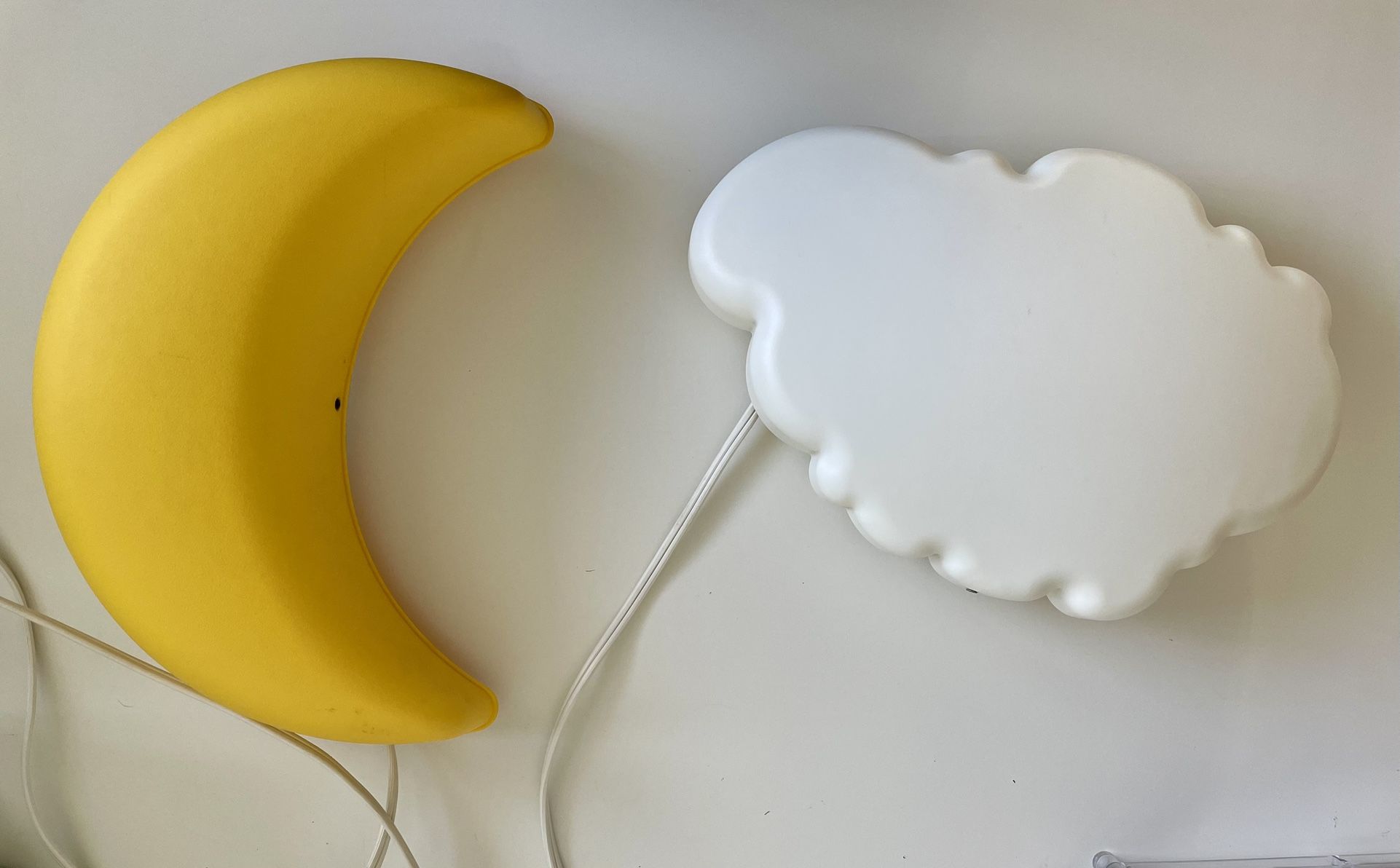 IKEA moon and cloud lights