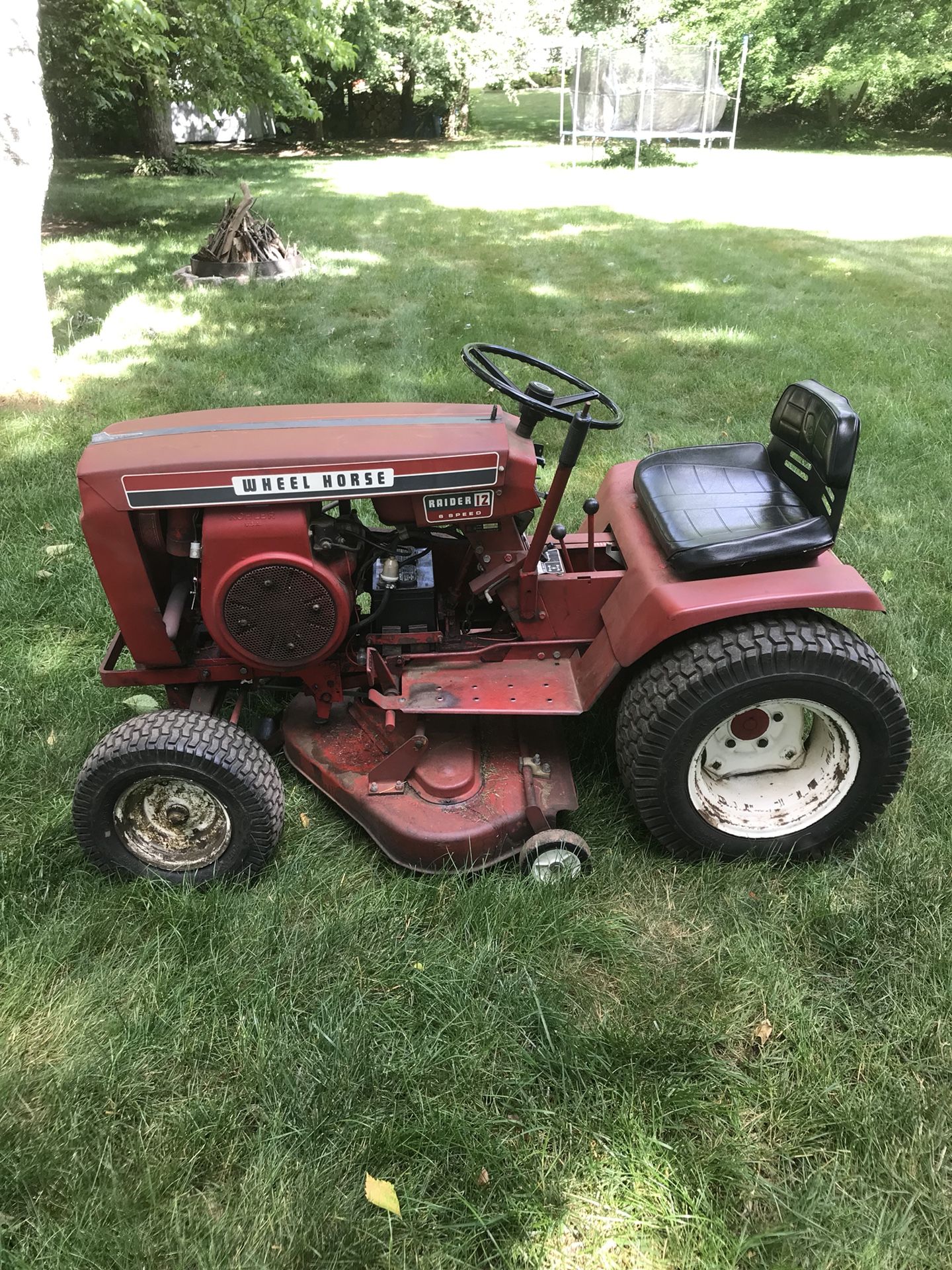 1972-73 Wheel Horse Raider 12 garden tractor