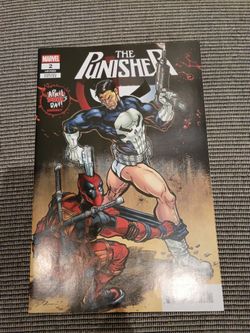Punisher #2 Chad Hardin April Pool's Day Variant Marvel Comics 2026 APRIL FOOLS