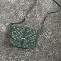 Green Crossbody Goyard Bag 