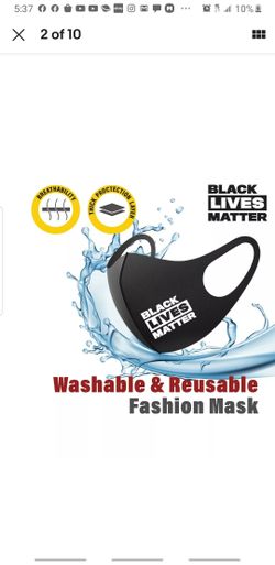Fashion mask Sealed. #I CAN'T BREATH # BLM. Washable and Reusable