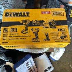ATOMIC 20-Volt Lithium-Ion Cordless Brushless Combo Kit (4-Tool) with (2) 2.0Ah Batteries, Charger and Bag