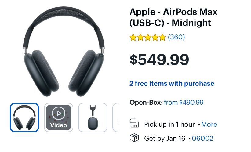 air pods max 