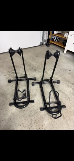 Foldable Floor Bike Stands (Set of 2)