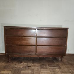 Mid-Century Modern Walnut Dressers (PAIR) – Solid Wood – $350 OBO – StuyTown