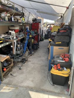 Tools for sale message to come see or prices