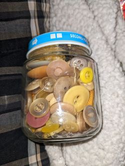 Jar Of Yellow Buttons