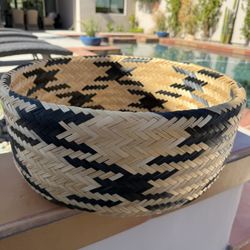 Large Woven Decorative Basket