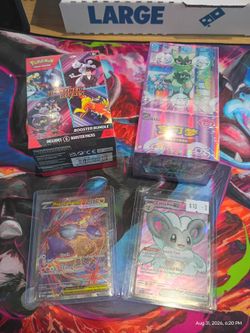 $200 all firm sealed bundle box destined rival/singles mega latias ex 181/132/Floragato Chinese box

$100 latias ex
$10 cinccino
$70 Destined rivals
$