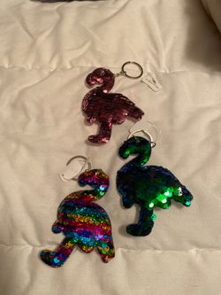 Flamingo keychains