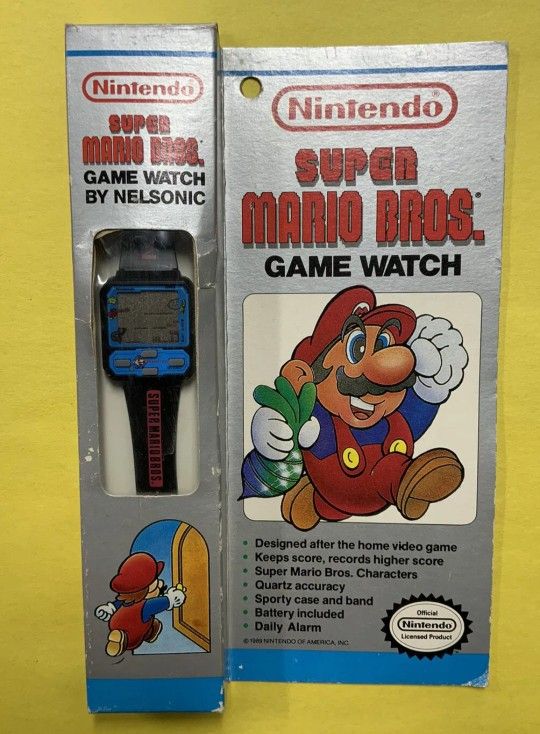 Super Mario Video Game Watch 1980s