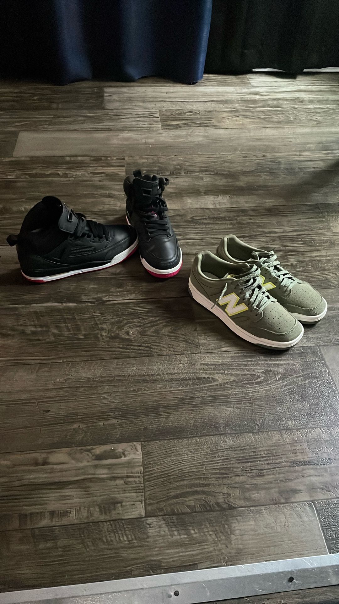 Jordan’s Size 7 New Balance Size 6