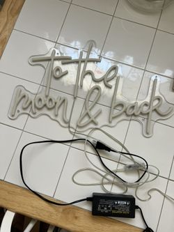 To The Moon And Back LED Wall Light