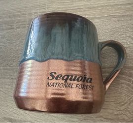 Sequoia Ceramic Mug Blue and Brown