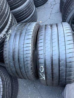 2 tires 285-35-20 Michelin good condition $180 for 2 mounted and balanced