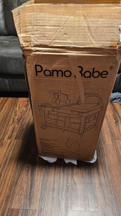 Pamo Babe Unisex Playard with Bassinet & Changing Table