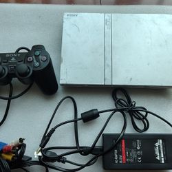 PS2 Slim With SD Card And Games