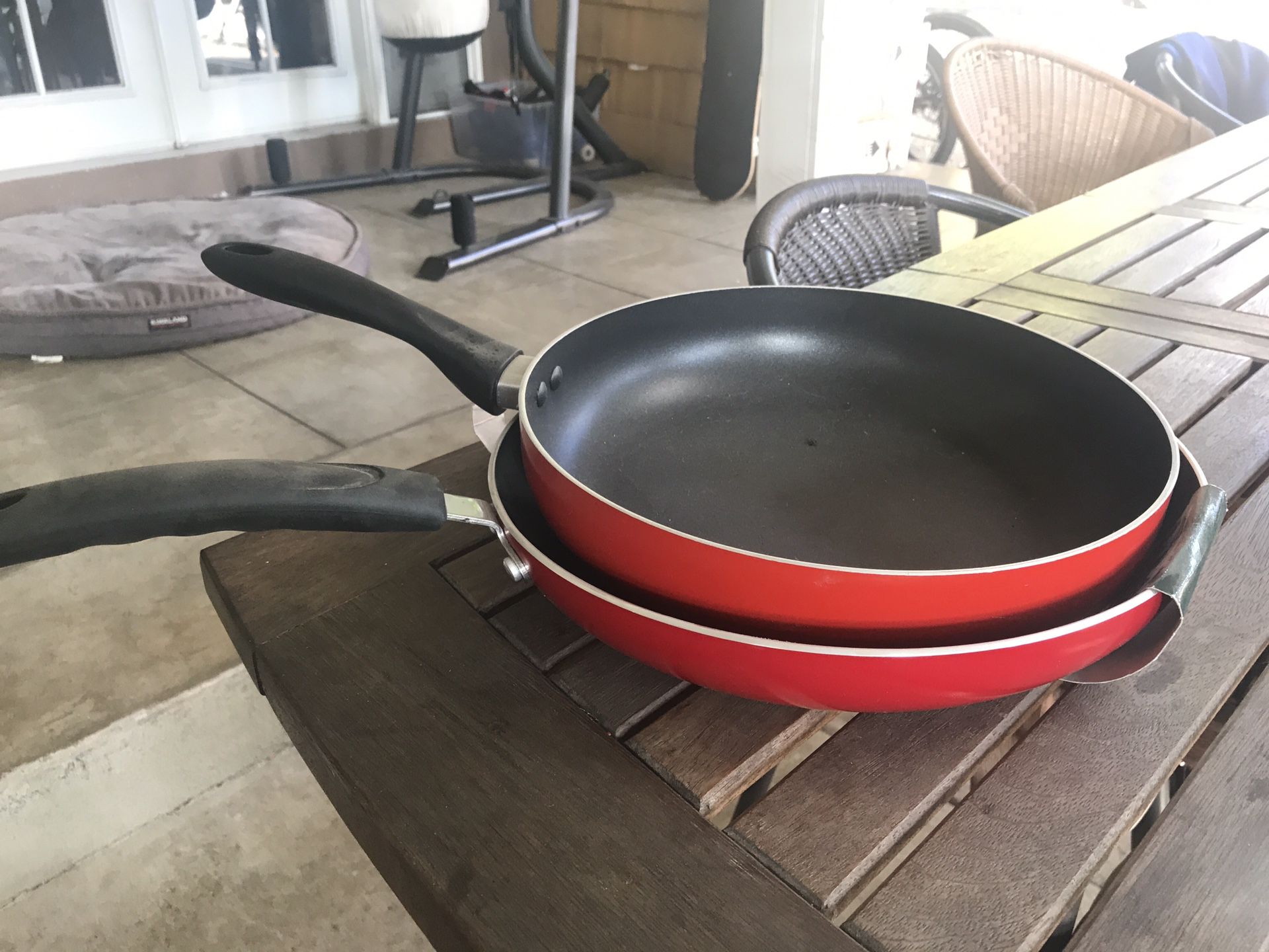 Brand new Cookright silicone frying pans.