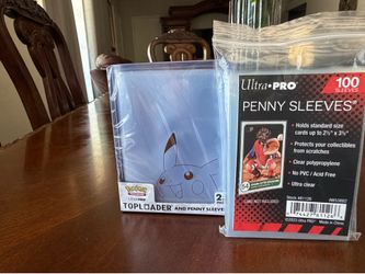 Ultra Pro Top Loader and Penny sleeves Pokemon , Sports cards , TGC