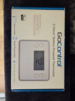 GoControl GC-TBZ48 Z-Wave Battery-Powered Smart Thermostat